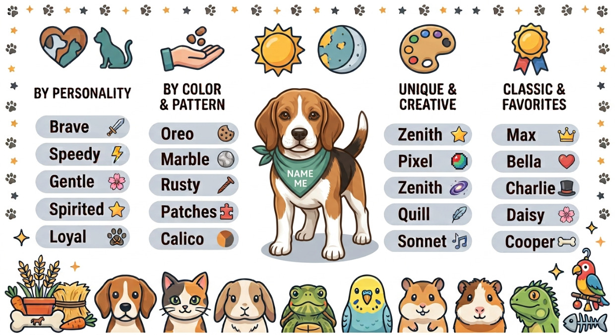 Decision wheel pet name picker